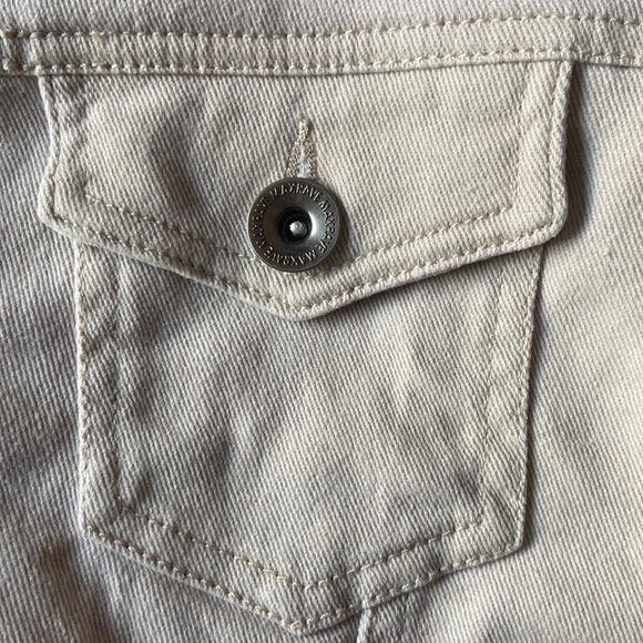 Max Rave Beige Denim Jacket Size M - Picture 5 of 10